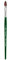 Silver Brush Limited - Pinceau Langue de Chat 2510S4 Ruby Satin pour Acrylique Fluide - Manche Court - Taille 4