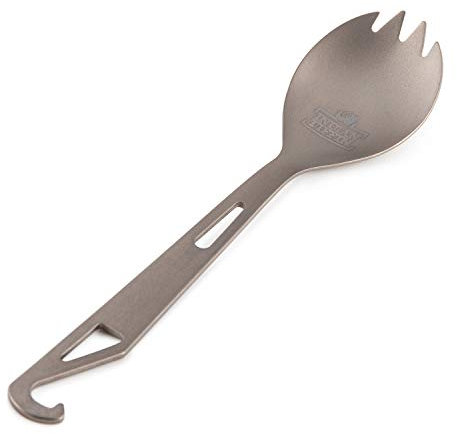 Cuillère et cuillère utilitaire en alliage de titane - Idéale pour une utilisation avec des boîtes à tiffin et des boîtes à déjeuner.