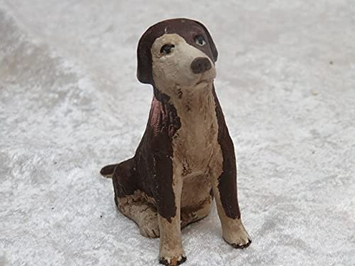 mitienda mit Liebe gemacht Krippentiere Hund sitzend 6 cm