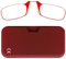 NEW VISION Lesebrille für Damen und Herren Transparent. Kompakte leichte randlose brillen. Brillengestelle für damen und herren irormphiblen NV1171 (Rot, 1.0)