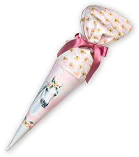 Dein Lieblingsteil Geschwister-Schultüte Pferd Blumenpferd kleine Stoff Schultüte mini