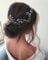 Wedity Bride Wedding Rhinestone Hair Vine Headband Silver Bridal Leaf Hair Piece Party Hair Accessories for Women and Girls