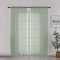 Chyhomenyc Lot de 2 Panneaux de voilages Vert Sauge, 183 cm de Long, filtrant la lumière, aérés et Respirants avec Passe-Tringle pour Porte-fenêtre, Chambre à Coucher, Salon, 106 x 183 cm chacun