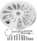 ULTECHNOVO 1 Set Sunglass Screwdriver Glasses Fixing Kit Eyeglass Repair Kit Eye Glass Repair Kit Sunglass Screws Tiny Sunglasses Screws for Eyeglasses Glasses Stainless Steel Clock