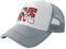 KJHBVND Vintage Distressed Dive Flag Scuba Diving Trucker Hat Mesh Back Cap Snapback für Männer Frauen Verstellbar, grau, One size