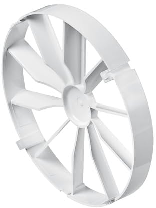AirTech-UK Non-Return Valve Backdraught Shutter - Available for Fans Sizes: 100mm, 125mm, 150mm - Prevent Backdraft in Ventilation Systems (100MM)