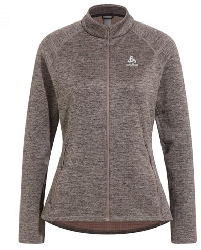 Odlo Damen Langarm Shirt mit Reißverschluss TENCIA, iron melange, L