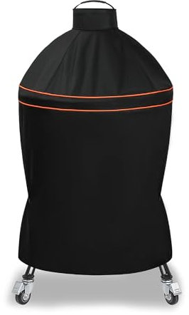 Suphomeware Grill Cover for Kamado Joe Classic, Waterproof Heavy Duty Black Grill Cover