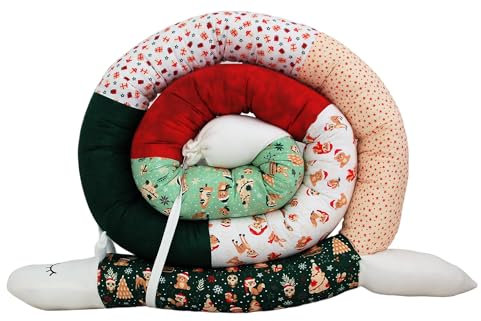 Bettschnecke/Bettschlange XXL (Motiv Waldtiere) Länge 250cm
