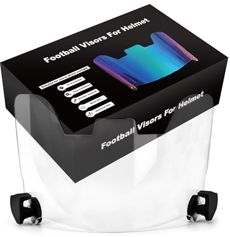 KUBQLIG Football Helmet Eye-Shield Visor