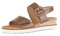 Gabor Damen Keilsandalen, Frauen Sandalen,Leichte Mehrweite (G),Sommerschuhe,Freizeitschuhe,offene Schuhe,Camel (Kork/Creme),40.5 EU / 7 UK