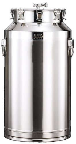 WRJAHCG 40 * 74CM/88L,Acciaio Inossidabile Coperchio A Tenuta Ermetica,Paiolo di Fermentazione,Fermentatore per Birra Alta capacità