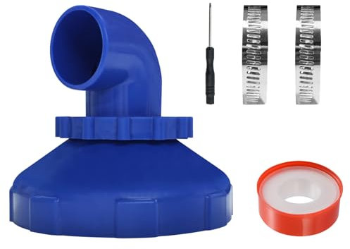 FZQBEY Pool Einlaufdüse 360° Drehbar für Intex Bestway Pool Düse Auslass Ausströmer Zubehör Ø32/38 mm, Pool Auslassdüse mit Pool Anschluss Zubehör, Intex Bestway Pool Zubehör Ersatzteile Poolzubehör