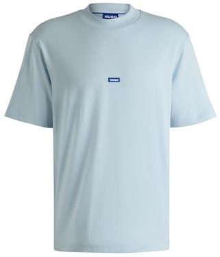 HUGO Nieros 10257318 01 Shirt Open Blue487 M