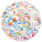 PNGIF Regenbogen Sticker 50 Stück, Kawaii Aesthetic Aufkleber für Laptop MacBook Motorrad Helm Journal Kindle Koffer Scrapbook, Wasserfeste Anime Sticker Decals