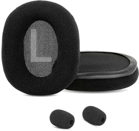 ACCOUTA Kompatibel mit Creative Sound Blaster Tactic 3D Rage Wireless V2.0 Headset Ohrpolster Ersatz mit Warmem Weicherem Stoff und Hochdichtem Schaumstoff