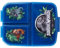 ILS I LOVE SHOPPING Porta Merenda Scuola con 3 scomparti Portamerenda in Plastica Bambini Pranzo Launch Box - BPA Free (per JURASSIC WORLD)