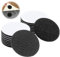 Scratch Autocollant Double Face 5x5 cm, 10pcs Velcro Adhésif Puissant Réutilisable, Bande Velcro Autocollant, Bande Scratch Adhésive pour Ménage et Bricolage - Durable & sans Résidus (Rond 10)