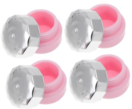 DRESSOOS Lot De 4 Bouteilles Vides Pour Pots De Crème En Plastique Stockage De Crème Anti-fuite