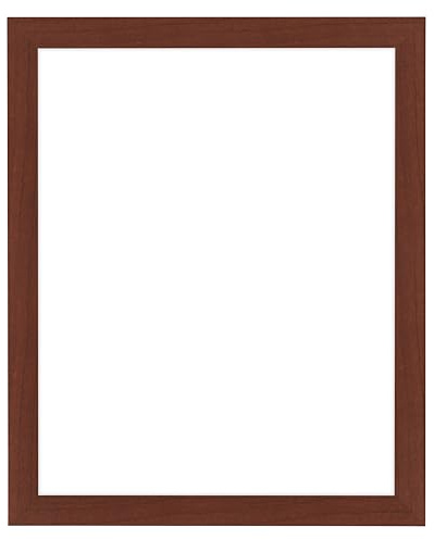 Dutch Frame Factory - Bilderrahmen 40x50 cm Kirschbaum - MDF | Antireflex-Acrylglas aus Kunststoff, Wandmontage, Geeignet für Fotos, Poster und Puzzles, Colonia, Made in Holland