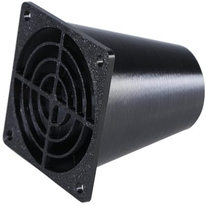 6x6cm Fan Round Air Duct Nozzle 30mm Inner Diameter Cooling Accessories Fan Circular Outlet Nozzle