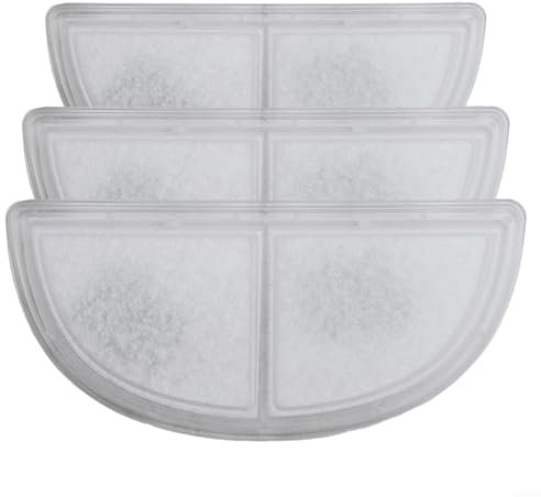Lot de 3 filtres pour fontaine HomeRunPet pour chat - Performance optimale et alimentation en eau douce