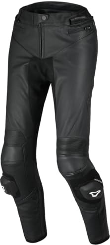 Macna Ovita Pantaloni da Donna in Pelle, Nero, 46 Unisex-Adulto