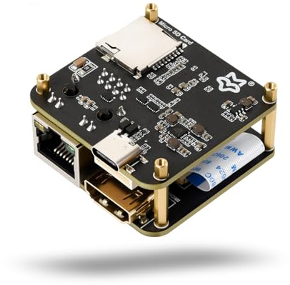 LUCKFOX PicoKVM Base - HDMI KVM Over IP Remote Access Device, USB HID Simulation, Ethernet Control for PCs and Servers, No Software Required (Basic Version)