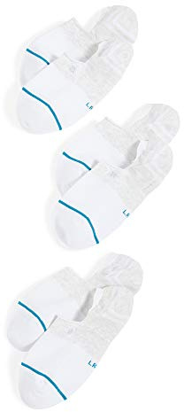 Stance No Show Sock - Gamut 2-3 Pack (White, Large)