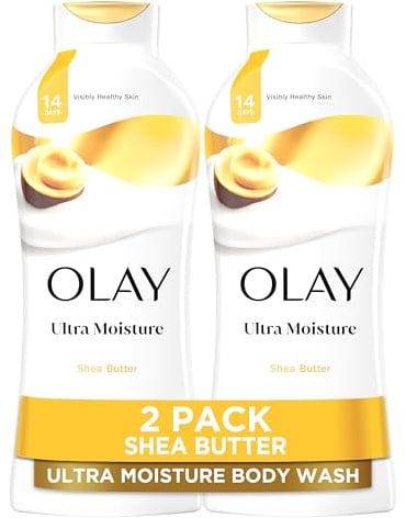 Olay Ultra Moisture Beurre de Karité 2 Body Washes 22 FL OZ
