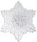 XCMAN Snowboard Traction Stomp Pad, 3D Clear Snowflake Snowboarding Stomp Pads, PVC Material (transparent/pink/blau) (transparent)