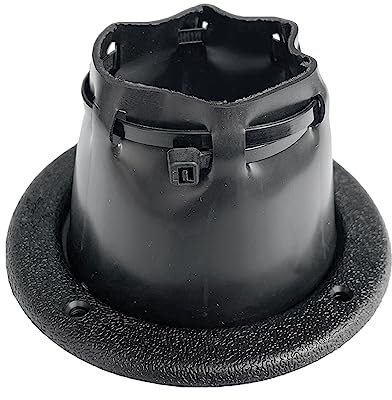 Boot-Motor-Kabelschuh, Marine-Heckmetallmotor, Lenkdrähte, Kabelbinder, schützt Kraftstoffleitungen, Durchmesser 10,2 cm, Schwarz