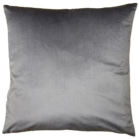 Clayre & Eef Kissenbezug 45x45 cm Grau Polyester Dekokissenbezug