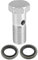 A ABSOPRO Adattatore per raccordo tubo freno auto 1,18 lunghezza M10x1.25 bullone cavo