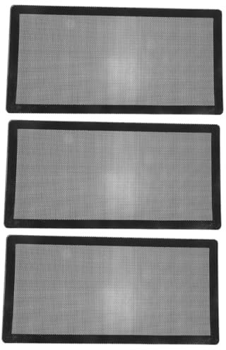 Mikikit 3pcs Computer Fan Mesh Pc Cooler Mesh Cover Pc Fan Dust Net Protective Cover
