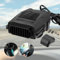 Nircho Chauffage de voiture portable 12 V avec prise allume-cigare, fonction de chauffage et de refroidissement rapide 2 en 1, rotation à 360 °, ventilateur de chauffage de voiture, dégivrage de