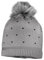 maximo MINI Girl-Mütze Heart, Pompon, mit Futter, Farbe Rauch-grau, Gr. 55
