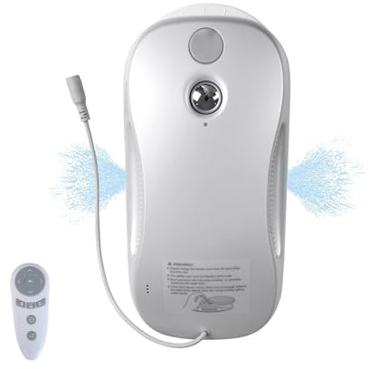 YLME Robot Limpiacristales, Robot Limpia Vidrios, Limpia Cristales Robot con Función de Pulverización, Navegación Inteligente, para Todas Las Superficies Lisas,S9 Silver