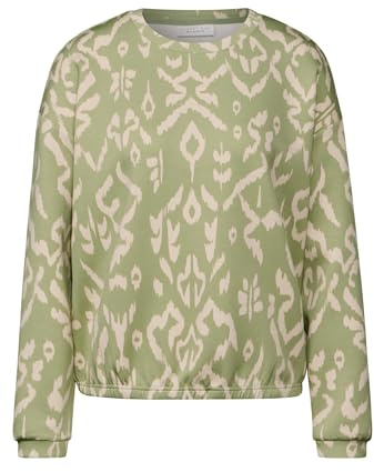 Damen Gemustertes Silk-Look Shirt
