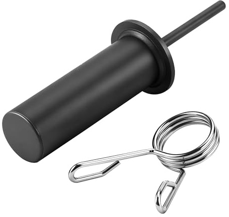 Fentar Gym Pin for Additional Weight, 110mm Length 10mm Diameter Gym Pin with Spring Clip, Loading Pin Weight Stack Pin Replacement, Robust and Reinforced Gym & Home Gym Accessory