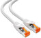 mumbi LAN Kabel 2m CAT 6 Netzwerkkabel geschirmtes F/UTP CAT6 Ethernet Kabel Patchkabel RJ45 2Meter, weiss