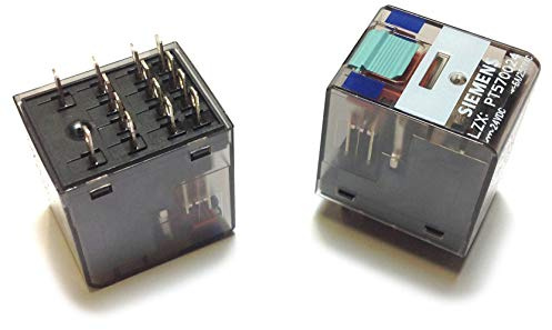 Siemens LZX:PT570024 PLUG-in RELAY, 4 CO CONTACTS, 24V DC, 6A, WIDTH 22.5MM, White