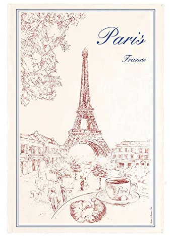 Geschirrtuch Paris Tour Eiffel Écru 72 X 48 ekrü 72 x 48 cm Winkler