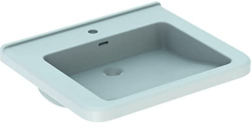 Keramag Waschtisch, unterfahrbar Dejuna, 650x550mm KeraTect weiß(alpin)