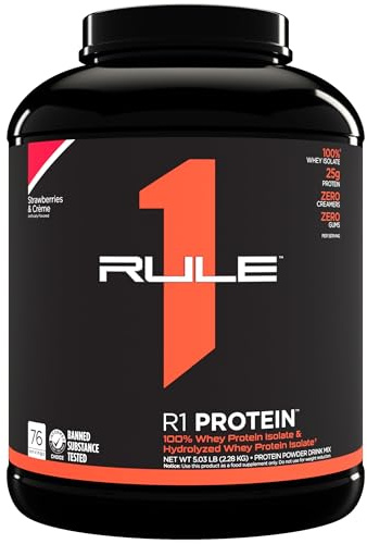 Rule1 R1 Protein (5lbs) Strawberries & Crème