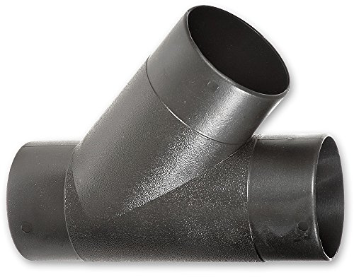 Axminster Workshop Y-Junction - 10mm Rubber Hose Fitting - Black - 1pc