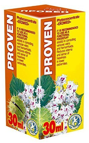Proven 30ml PhytoConcentrate - Natural Plant Extracts - Venous Health - Varicose