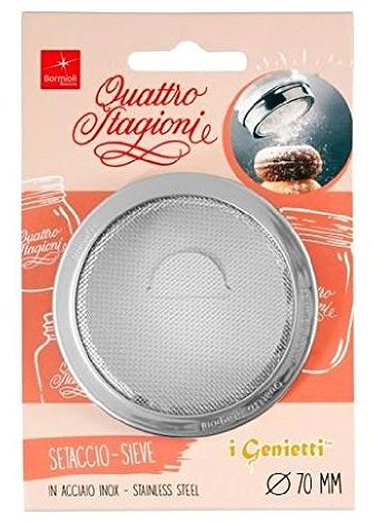 Bormioli Rocco Quattro Stagioni I Genietti Tappo Setaccio, Acciaio Inossidabile, 7 cm