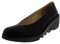 Fly London Women's Pump Ballet Flats,Black, 8 UK
