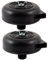 Sourcingmap 2 Pcs Black 20mm Threaded Exhaust Filter Muffler for Air Compressor